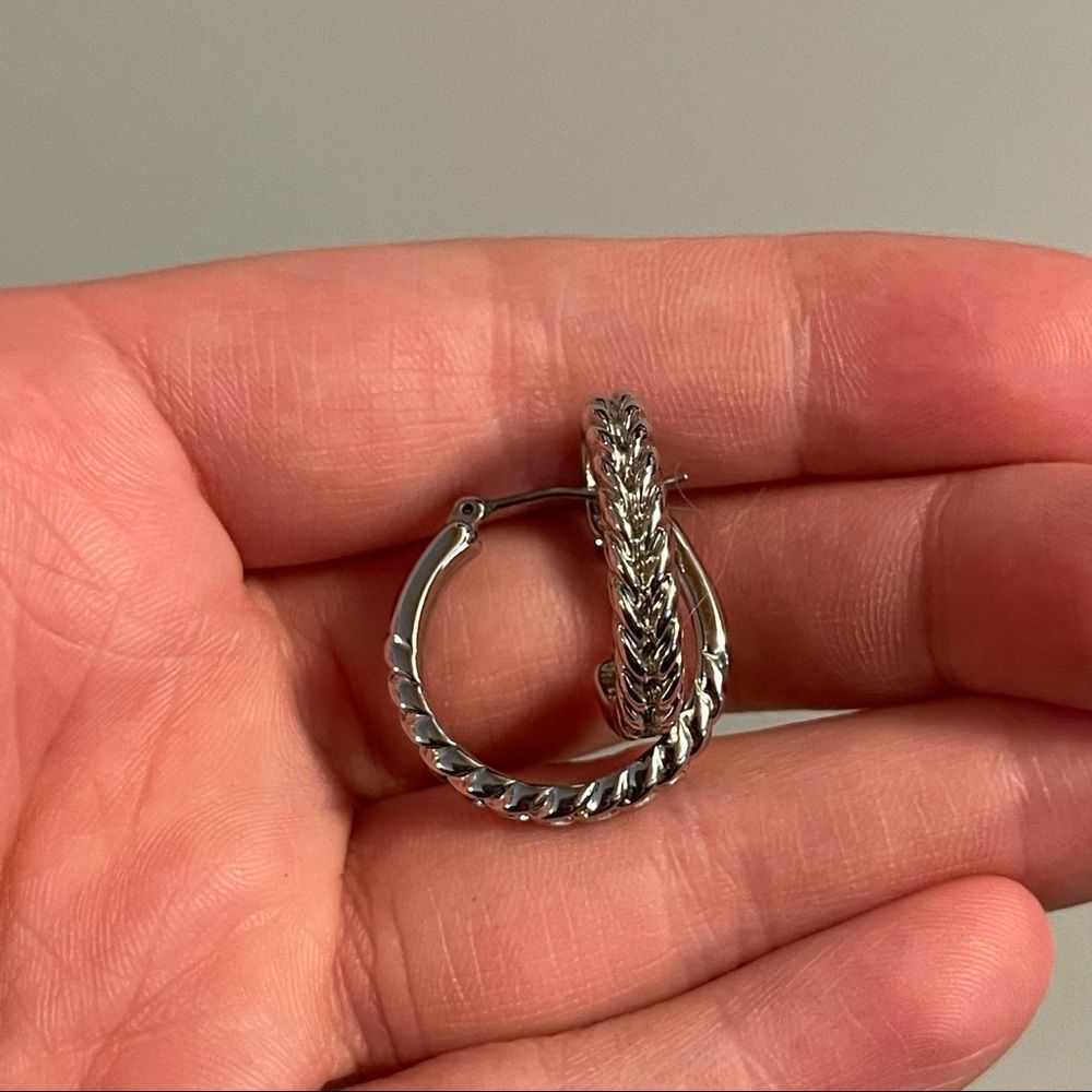 💕Women’s Silver Small Hoop Earrings